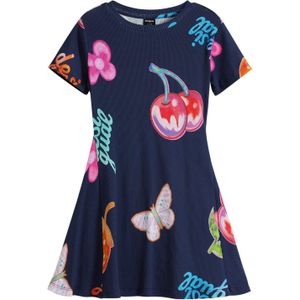 Desigual jurken met ronde hals kopen? Laagste prijs