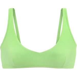 Look - Bralette Bikini - Lime - Structuurpatroon - Verwijderbare Softcups
