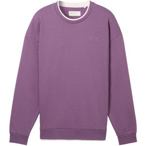 Sweatshirt - Effen - Lange Mouw - Losse Pasvorm - Ronde Hals