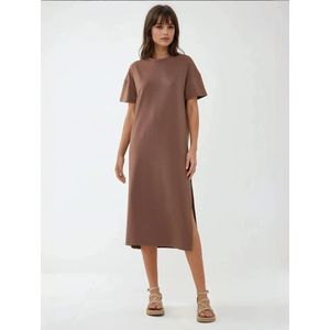 Hiccup Jurk  lichtbruin