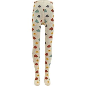 EWERS Panty's 'Bäume'  beige gemêleerd / geel / groen / rood