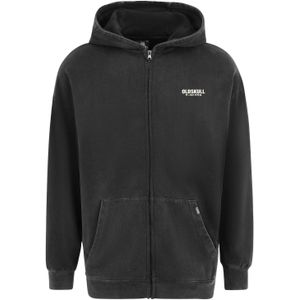 Oldskull Sweatvest 'Peach Dyed Basic'  zwart / wit