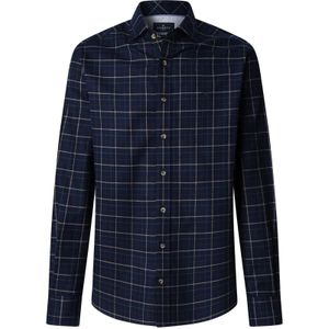 Hackett London Overhemd 'Tattersall'  beige / navy / donkergroen / bordeaux