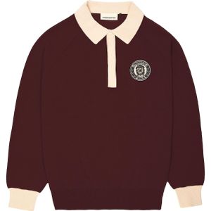 Prohibited Trui  lichtbeige / bordeaux