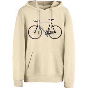 Cotton Prime Sweatshirt 'Bike - Fahrrad'  sand / zwart
