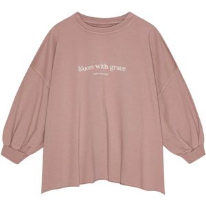 moshi moshi mind Sweatshirt 'Mantra'  rosé / wit