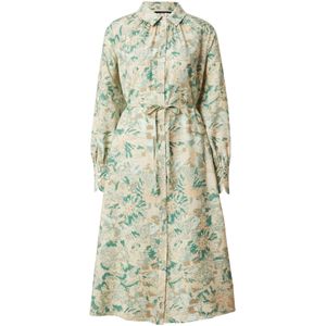 VERO MODA Blousejurk 'ELIS ELLA'  beige / chamois / pastelblauw / groen