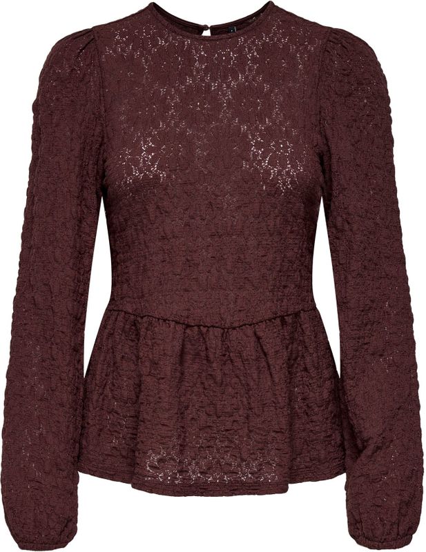 ONLY Shirt 'ONLGIAVANNA'  chocoladebruin