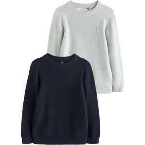 Next Trui  navy / lichtgrijs