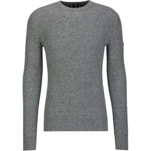 19V69 ITALIA Trui 'Riziero'  grijs gemêleerd