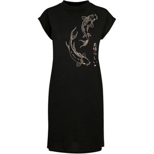 F4NT4STIC Jurk  beige / zwart