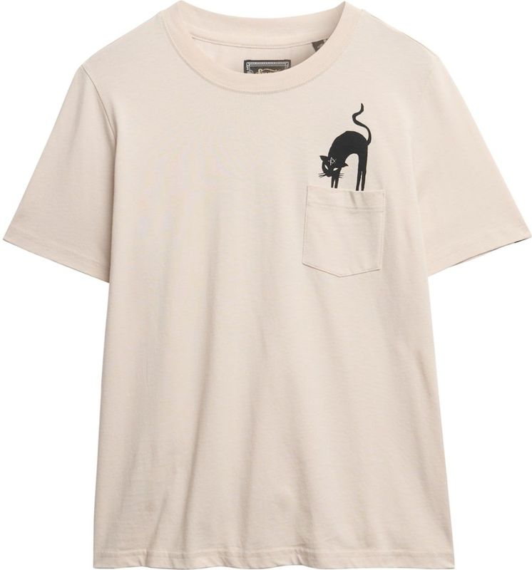 Superdry - Psychic Readings - T-shirt - Dames - Relaxed Fit - Korte Mouwen