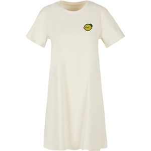 F4NT4STIC Jurk 'Lemon Cute Face'  crème / geel / groen