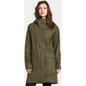 Didriksons - ELLEY - Tussenjas - Kaki - Softshell met Verstelbare Capuchon