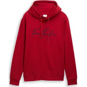 TOM TAILOR Sweatshirt  rood / zwart