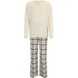 TOMMY HILFIGER Pyjama lang  beige / zwart