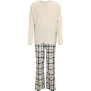 TOMMY HILFIGER Pyjama lang  beige / zwart