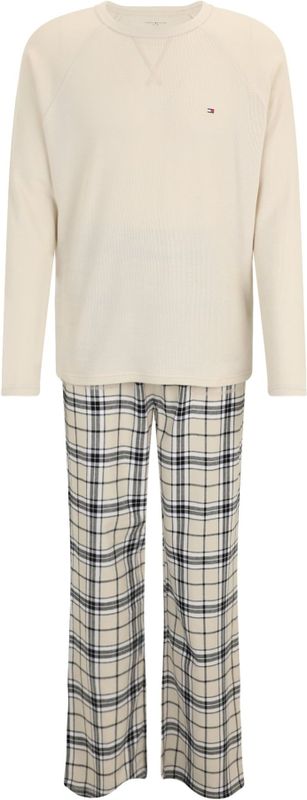 TOMMY HILFIGER Pyjama lang  beige / zwart