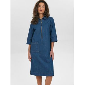 NÜMPH Jurk 'Nuizzas'  blauw denim