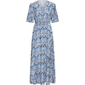 b.young Jurk 'Ilhanna'  blauw / bruin / wit