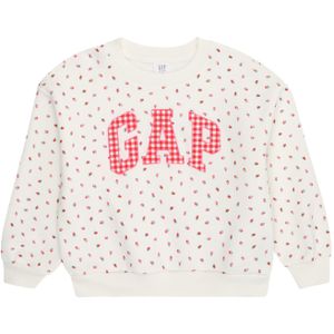 GAP Sweatshirt  groen / rood / wit