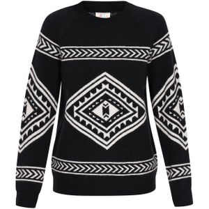 IZIA Trui  zwart / wit