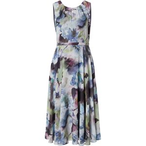 Vera Mont Jurk  lichtblauw / mintgroen / bessen / donkerlila