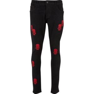 2Y Premium Jeans  rood / black denim