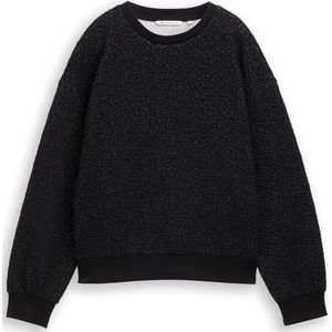 TOM TAILOR DENIM Sweatshirt  zwart