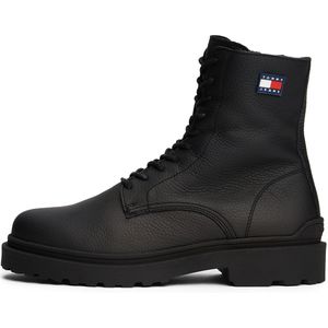 Tommy Jeans Veterboots  zwart