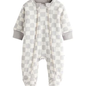 Next Nachtkledij  grijs / wit