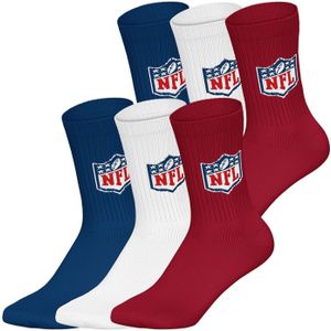 Huddle Sokken ' NFL Shield Crew '  blauw / rood / wit