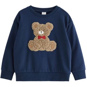 Lindex Sweatshirt  camel / donkerblauw / rood
