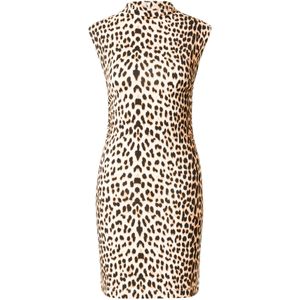 OH APRIL Jurk 'Avery'  beige / crème / zwart