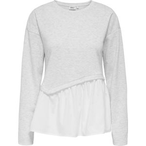 Onljohanna - Sweatshirt - Peplum Detail - Regular Fit - Lange Mouwen