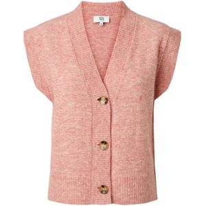 Noa Noa Gebreid vest ' AlayaNN '  pink