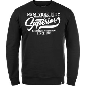 INDICODE JEANS Sweatshirt 'Galilero'  zwart / wit