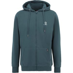 Oldskull Sweatvest 'Basic Oldskull 25'  petrol / wit