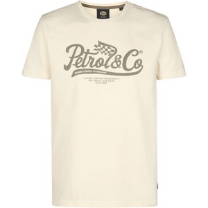 Petrol Industries Shirt  donkerbruin / wolwit