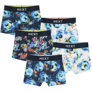 Next Onderbroek  navy / neonblauw / geel / oranje / pink / wolwit