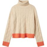 Gebreide Trui - Rolkraag - Lange Mouwen - Relaxed Fit