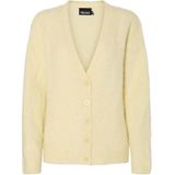 Pcpam - Gebreid Vest - V-hals - Lange Mouwen - Oversized Fit