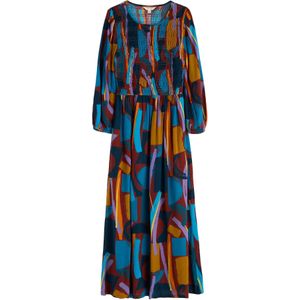 Seasalt Cornwall Jurk 'Meadowsweet'  blauw / donkerblauw / bruin / lila