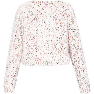 MYMO Trui  blauw / groen / rood / offwhite