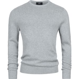 JEFF Trui 'JFAbram'  lichtgrijs