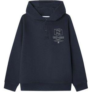 Hackett London Sweatshirt  nachtblauw / wit