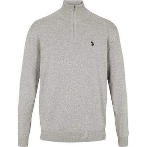 U.S. POLO ASSN. Trui 'Brison'  grijs gemêleerd