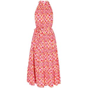 IZIA Zomerjurk  ecru / oranje / pink / rood