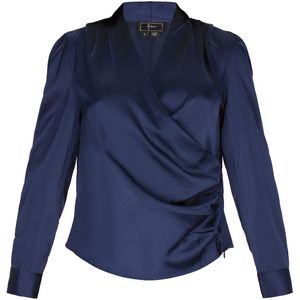 faina Blouse  navy