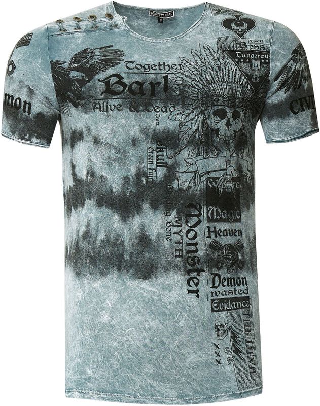 Rusty Neal - T-shirt - Tie-dye Batik - Bedrukking